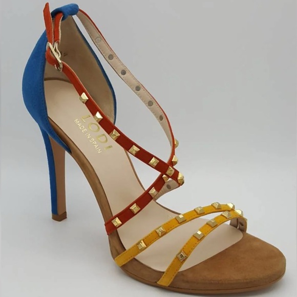 LODI Yuria Heeled Sandal In Multi - Picture 1 of 6